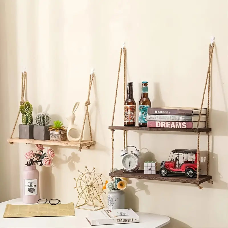Renliss Boho Hanging Shelf