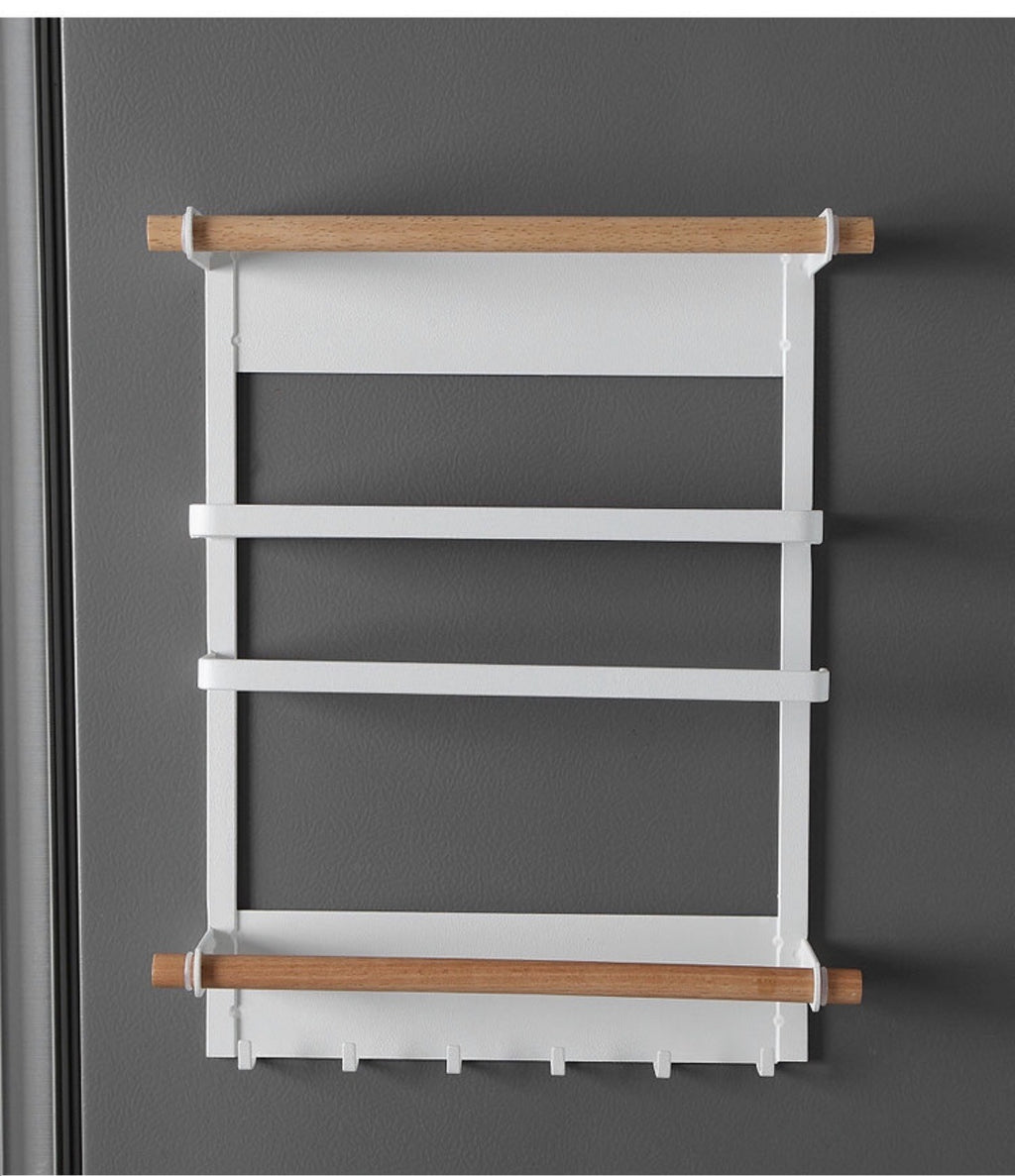 Renliss Magnetic Kitchen Organiser & Towel Rack